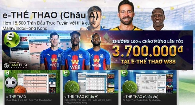 cac chuong trinh khuyen mai the thao w88