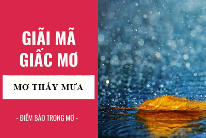 Nằm mơ thấy mưa