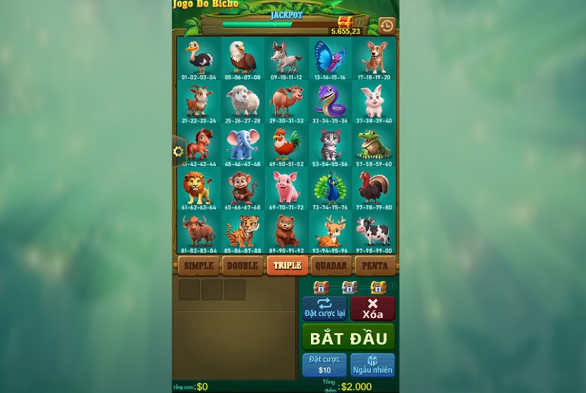 Thông tin về trò chơi Jogo do Bicho W88 Mo ta ve tro choi Jogo do Bicho W88