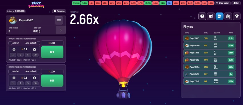 Giới thiệu về trò chơi Fury Balloon W88 Mo ta ve tro choi Fury Balloon W88