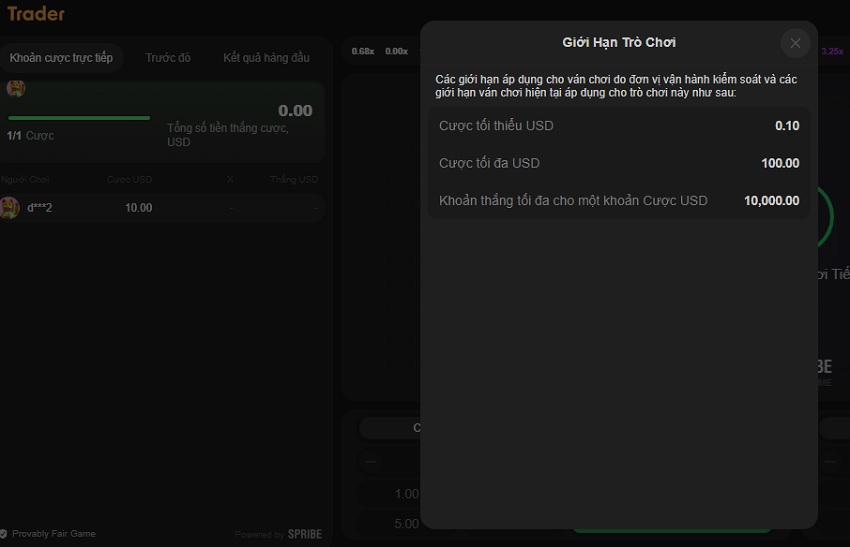Các bước đặt cược Trader W88 Huong dan tham gia dat cuoc Trader W88
